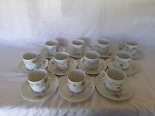 Rosenthal China Classic Rose Floral Fleur Douce Set Of 11 Tea Cup &  Saucers picture