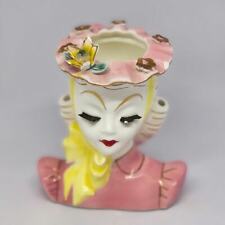 Lefton Pink Lady Barbara Vase picture