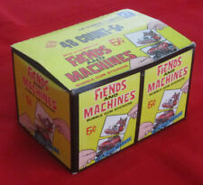 VINTAGE 1970 FIENDS AND MACHINES EMPTY 5 CENTS BOX IN OUTSTANDING CONDITION picture