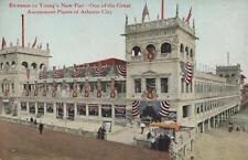Postcard Entrance Young's New Pier Amusement Place Atlantic City NJ  picture