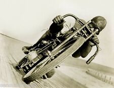 Harley Motorcycle Board Track Racer Daredevil #1 1915-20 photo Vintage  8 X 10   picture
