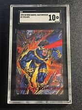 1993 SKYBOX Marvel Masterpieces #7 Cyclops SGC 10 picture
