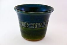 Japanese Sake Cup Oribe Green Engraving 260ml Seto Akazu ware Traditional Craft picture