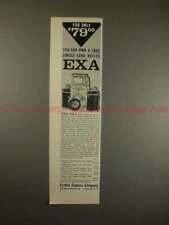 1958 Ihagee Exa Camera Ad - For Only $79.50 You Can Own picture