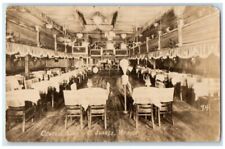 c1910's Central Cafe Interior View Juarez Mexico RPPC Photo Unposted Postcard picture