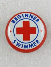 Red Cross: Beginner Swimmer, c.1960 campaign button  picture