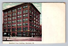 Rockford, IL-Illinois, Trust Building, c1909, Vintage Postcard picture