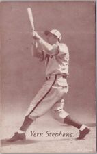 1940s VERN STEPHENS Baseball Mutoscope / Arcade Card ST. LOUIS BROWNS Shortstop picture