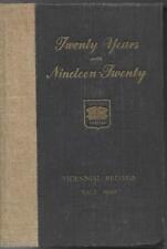 1940 TWENTY YEARS WITH 1920 VICENNIAL RECORD OF THE YALE CLASS OF 1920 NEW HAVEN picture