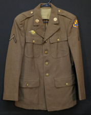 WWII US Army PFC Specialized Training School Command MP Class A Uniform 37R 1942 picture