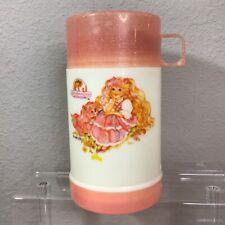 Lovely Lady Locks Thermos Vintage 1986 Pink White  picture