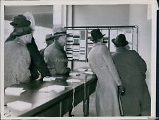 1934 Men At Ohio State Liquor Store Check Inventory & Prices Business Photo 7X9 picture