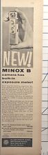 Minox B Camera Chrome Case Kling Photo Corp. Vintage Print Ad 1958 picture