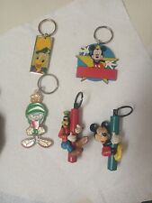 Lot Of 5 Vintage Cartoon Key Chains picture