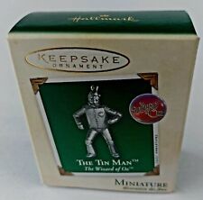 NEW Hallmark Keepsake Ornament The Wizard of Oz Miniature Mini The Tin Man 2002 picture