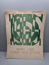 1965 Henry Lord Junior High School Year Book, Fall River Massachusetts picture