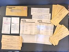 The Stock Growers National Bank Cheyenne 1950 Envelope Stamp Cancelled Check Lot picture