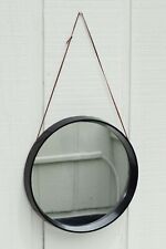 VINTAGE JACQUES ADNET STYLE DANISH MID CENTURY MODERN(EAMES ERA) CIRCLE MIRROR picture