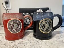 Death Wish Coffee Company 2018 Grind It Out Till Death Coffee Mug Set Deneen picture