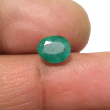 Outstanding Zambian Emerald Oval 1.80 Crt Ultimate Green Faceted Loose Gemstone picture