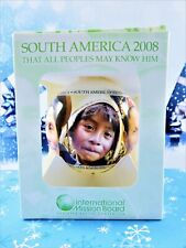 Intl Mission Board Glass Christmas Ornament 2008 South America Ltd Edition IOB picture