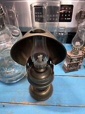 Mini Copper Oil Lamp With Copper Shade And Fancy chimney picture