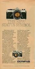 1977 Olympus OM-1 35mm SLR Camera Photography New Status Symbol Vintage Print Ad picture