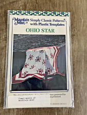 Vintage Mountain Mist Simply Classic Pattern & Plastic Templates Ohio Star Quilt picture