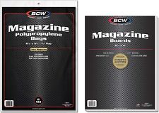 BCW Thick Magazine Bags and Backing Boards - 100 ct picture