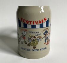 Vintage Hunter, NY Festivals West German .5  L. Stein Mug Polka Celtic Italian picture