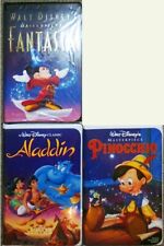 Sealed -Walt Disney- Vintage VHS Movie Video Tape Lot - Aladdin/Fantasia+++ picture