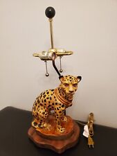 Vintage Cheetah Figural Table Lamp picture