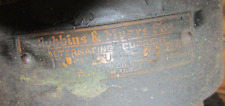 SCARCE Robbins & Myers Co. Antique Fan Electric Brass Blades Untested picture