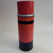 Aladdin Vintage Economy Vacuum Bottle Thermos 1 Quart No.43B Red& Black picture
