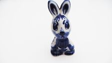 A Big Bunny gzhel porcelain figurine picture