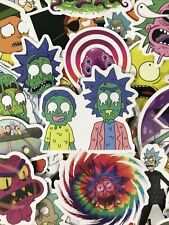 50pc Random Rick and Morty Funny Movie Decal Laptop Sticer Pack picture