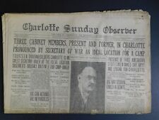WWI Era Newspaper - Charlotte Sunday Observer - Oct 7 1917 - 26 pgs. picture
