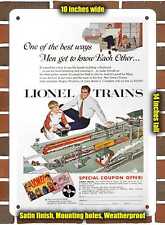 Metal Sign - 1954 Lionel Trains for Boys and Men- 10x14 inches picture