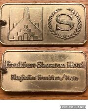 Frankfurt Sheraton Hotel Flughafen Frankfurt Germany Chunky Brass Hotel Room Key picture