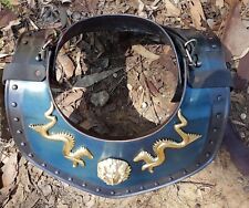 Medieval Gorget Knight Greek Gothic Neck Protection Greek Hippocamps & Gorgon picture
