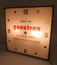 Vintage Pam Electric Advertising Clock Genetron Super Dry Refregerants Rare picture
