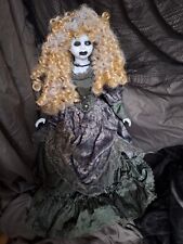 OOAK Creepy Doll, 18 Inches, Handpainted, Halloween Prop picture