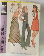 Vintage McCall’s Pattern 3275 Vest Skirt & Pants 1972 Cute 70s Style Jr Redbook picture