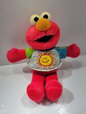 2001 Fisher Price SUNNY DAY ELMO Plush 14” Teaches Spanish/English Words picture