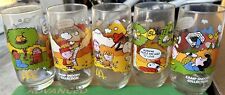 Vintage McDonald's Peanuts Camp Snoopy Collection Glasses Set of 5 picture