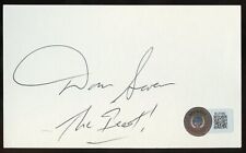 Dan Severn signed autograph auto 3x5 card Professional Wrestler BAS Stickered picture