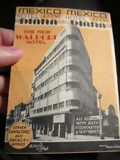 1940 THE NEW WALDORF HOTEL MEXICO CITY BROCHURE - BBA-42 picture