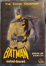 Vintage Batman The Caped Crusader Bust Statue 2004 DC Comics Amricons NIB picture