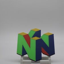 3D Printed N64 Game Logo Sign Display, Cave, Room, Videogame picture