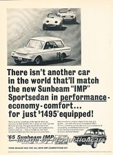 1965 Sunbeam Imp Rootes Classic - Advertisement Car  Print Ad PE21 picture